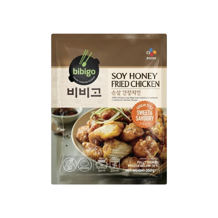 [FROZEN] CJ Bibigo Soy & Honey Fried Chicken 350g  韓式蜜汁炸雞