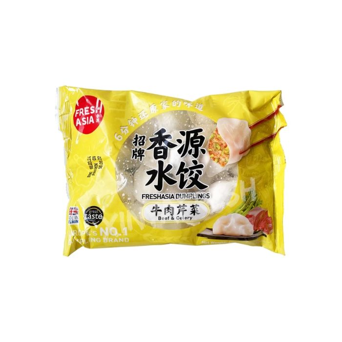 [FROZEN] FRESH ASIA FOODS Beef & Celery Dumpling 400g 香源牛肉芹菜