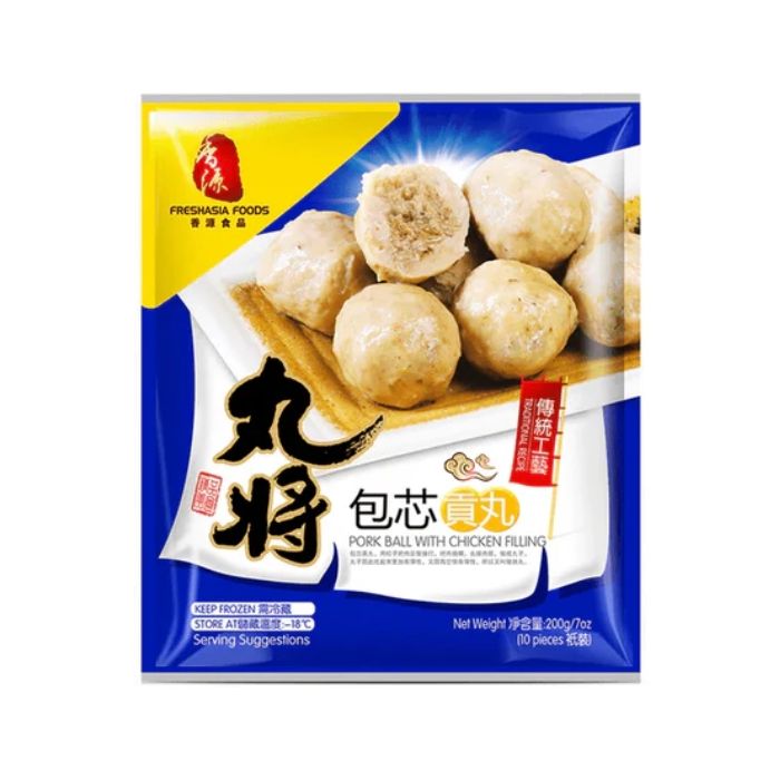 [FROZEN] FRESH ASIA FOODS Pork Balls with Chicken Filling  200g 丸将包芯貢丸