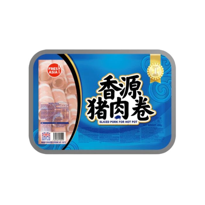 [FROZEN] FRESH ASIA FOODS Pork Slices 400g 香源盒裝豬肉片