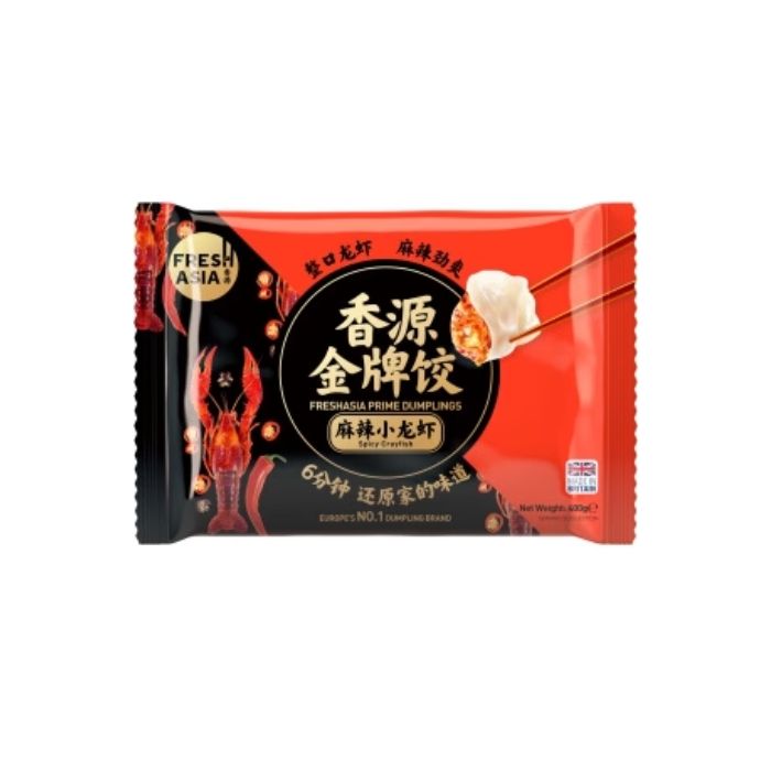 [FROZEN] FRESH ASIA FOODS Spicy Crayfish Dumpling 400g 香源金牌麻辣小龍蝦餃子