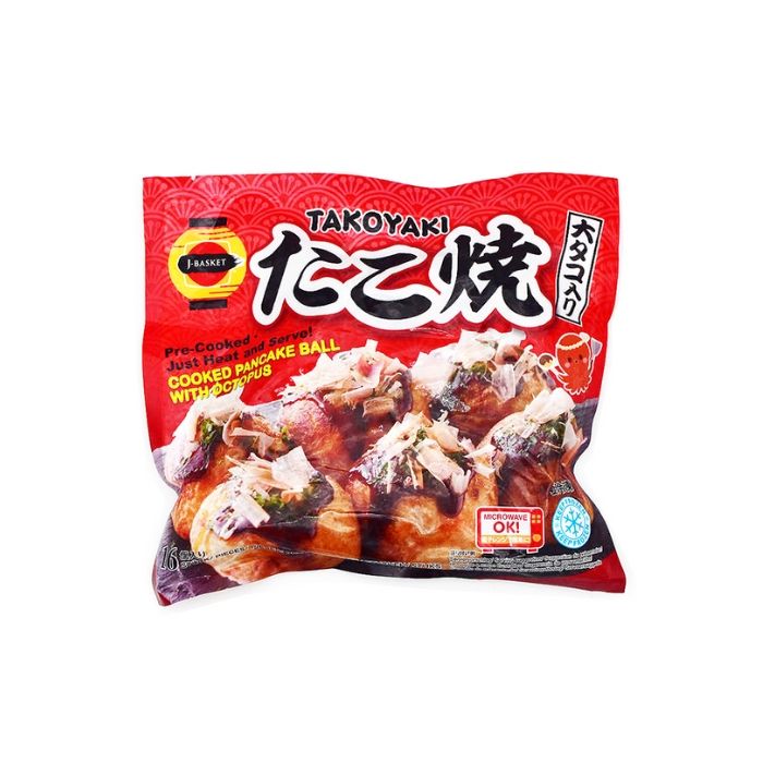 [FROZEN] J-BASKET Takoyaki (Octopus Ball) 480g 日本急凍章魚燒
