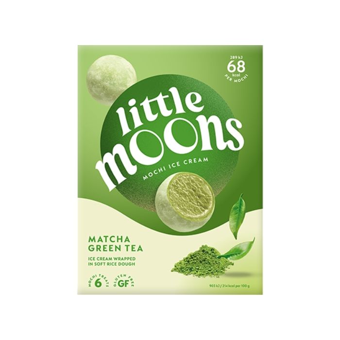 [FROZEN] Little Moons Mochi Ice Cream Green Tea Flavour 192g