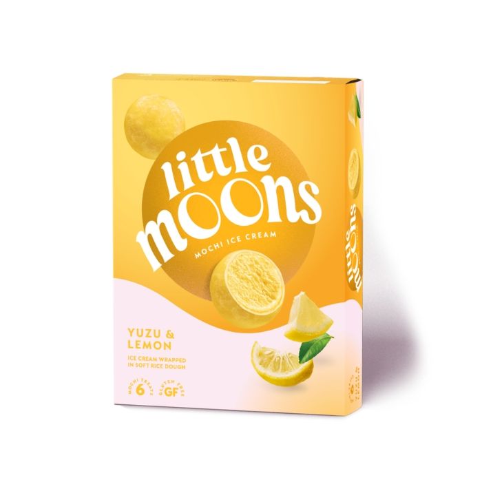 [FROZEN] Little Moons Mochi Ice Cream Yuzu and Lemon Flavour 192g