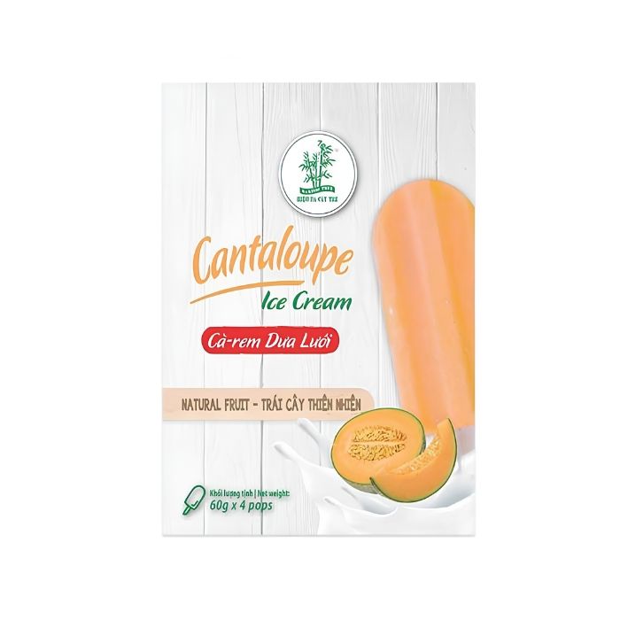[FROZEN] [MULTIPACK] BAMBOOTREE Ice Bar Cantaloupe 60gX4