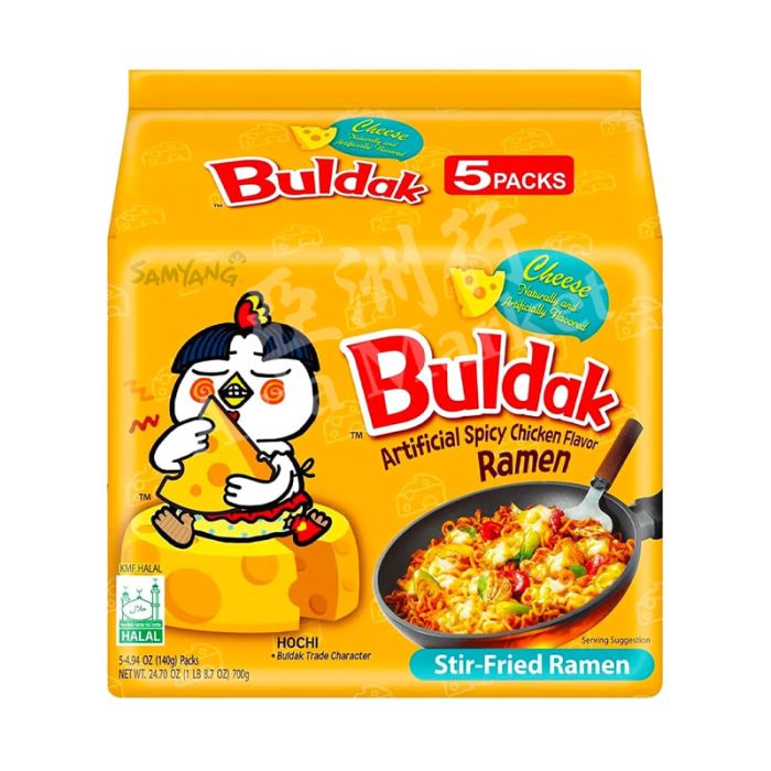 SAMYANG Cheese Buldak Noodle 140g (PACK OF 5)  