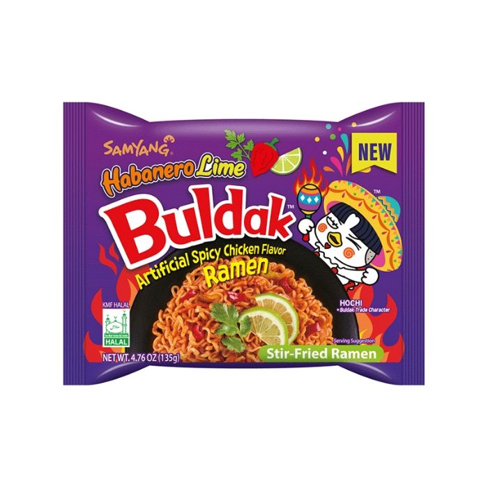  SAMYANG Hot Chicken Habanero Lime Flavour Ramen 135g 三養青檸辣雞麵