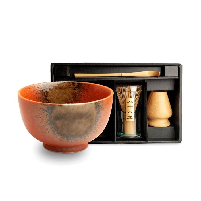 EMRO Matcha Set Akayuu Ø13 cm | H7 cm - set 4 pcs