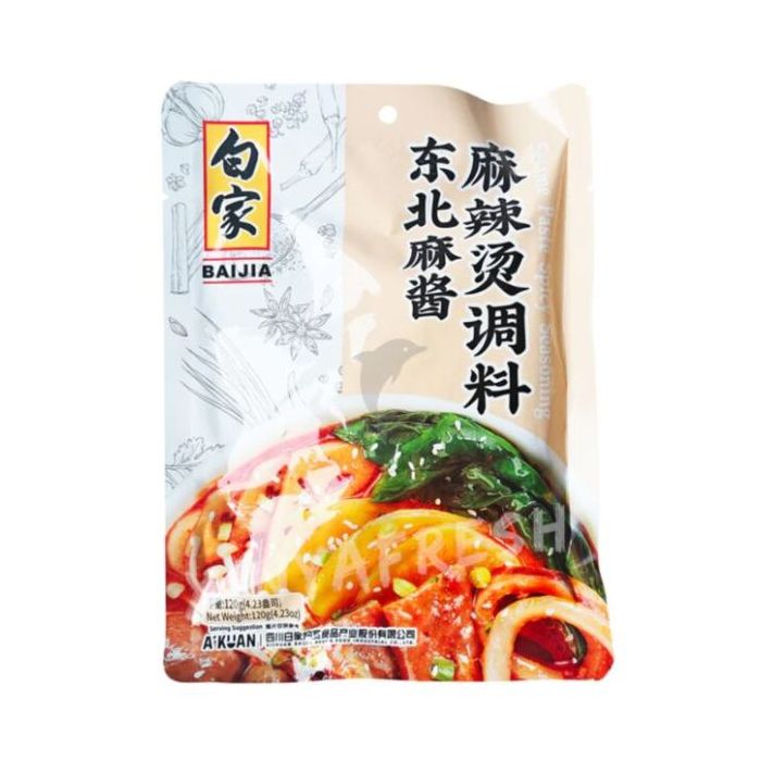BAIJIA Sesame Paste Spicy Seasoning 120g  白家东北麻酱麻辣烫调料