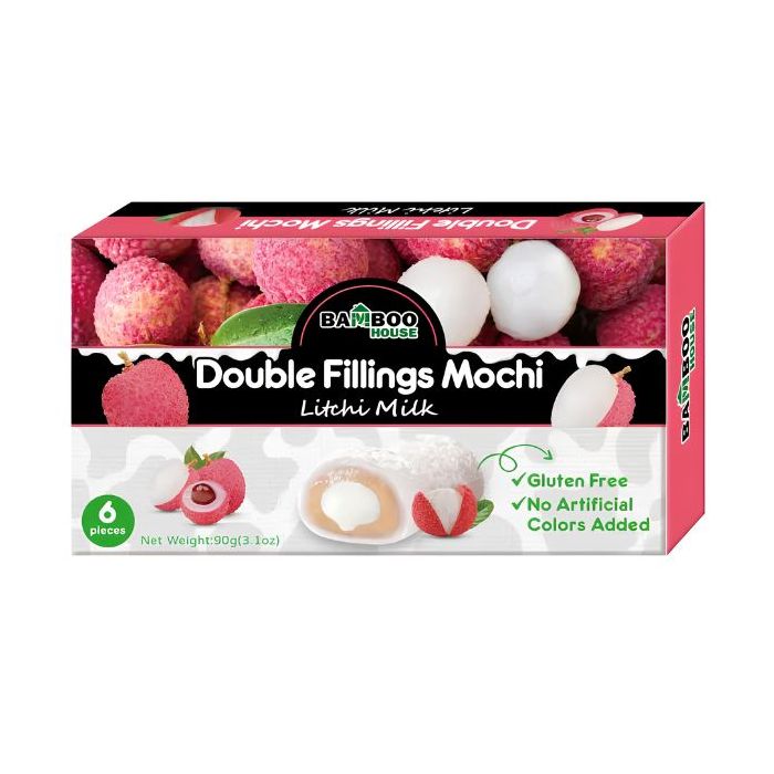 BAMBOO HOUSE Lychee Milk Mochi 90g