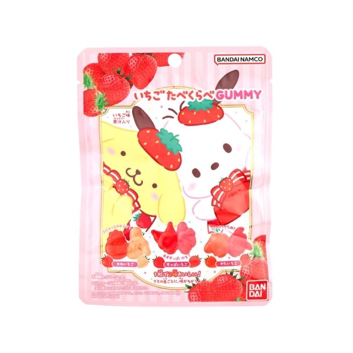 BANDAI Sanrio Strawberry Taste Comparison Gummy 38g