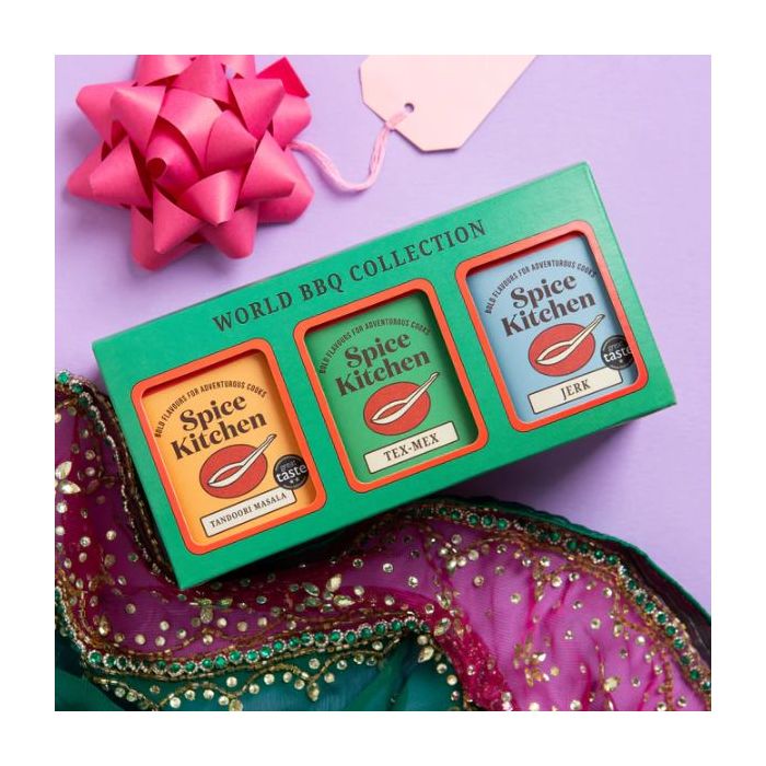 SPICE KITCHEN Spice Blend Collection - World BBQ Blend Trio 240g 