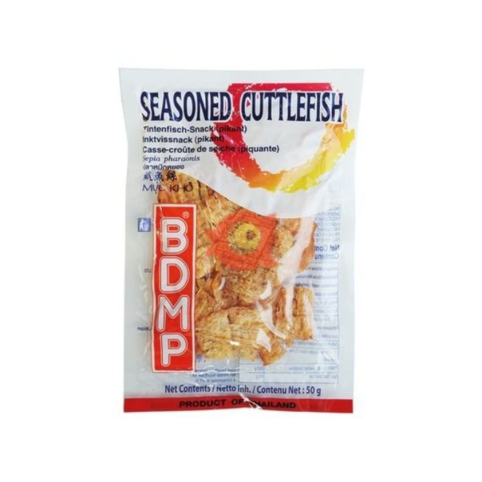 BDMP 6309 Spicy Dried Cuttlefish 50g  辣味魷魚絲