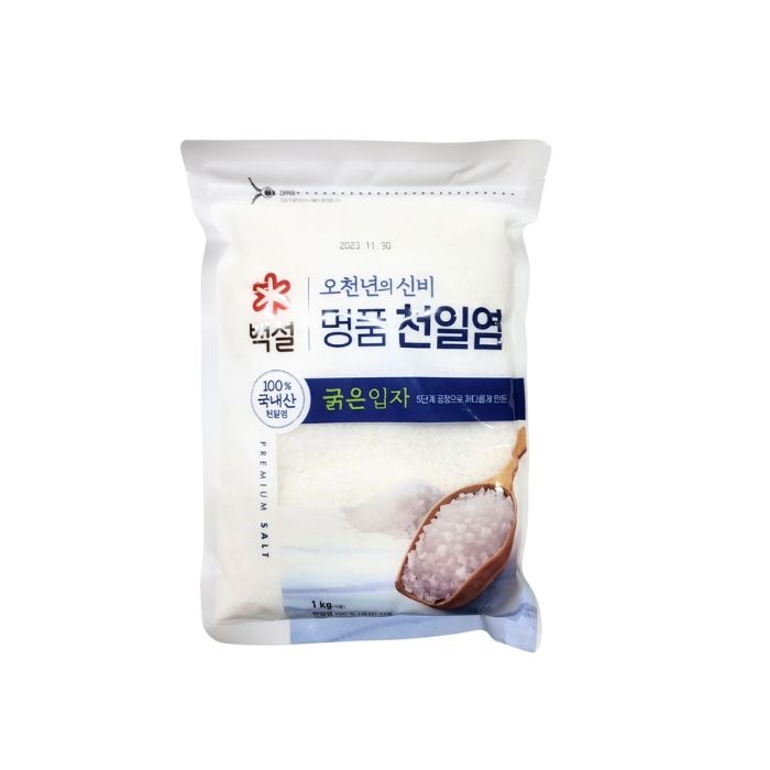 BEKSUL Coarsed Sea Salt 1kg  韓國高級粗海鹽