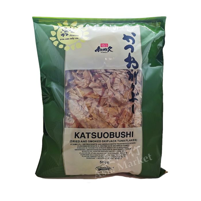 KATSUOBUSHI  Dried And Smoked Skip Jack Tuna Flakes 500g 日本木魚花