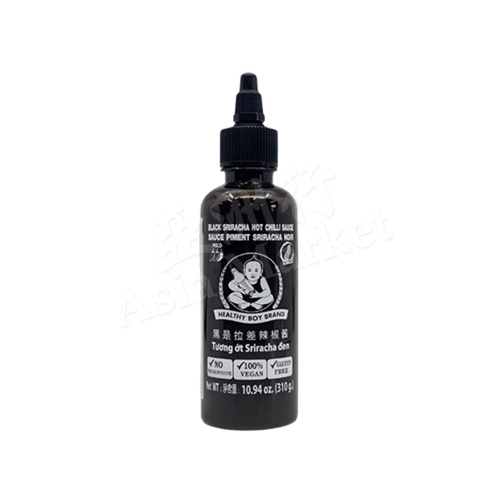 HEALTHY BOY  Black Sriracha Hot Chilli Sauce 580g 黑是拉差辣椒醬