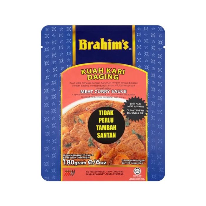 BRAHIMS Meat Curry Sauce/Kuah Kari Daging 180g  咖哩肉醬