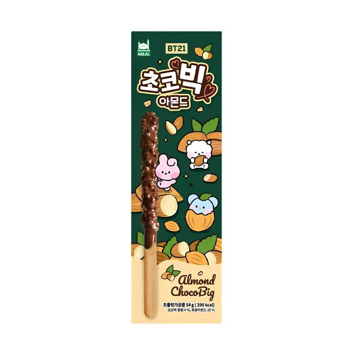 BT21 Chocobig Almond Chocolate Stick 54g