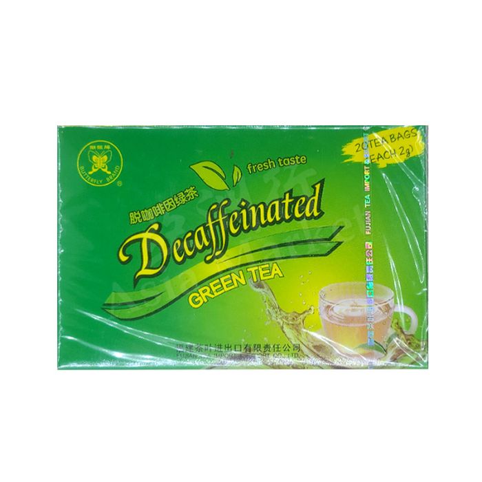 BUTTERFLY  Decaffeinated Green Tea 2g x 20 bags 40g 蝴蝶煎茶茶包