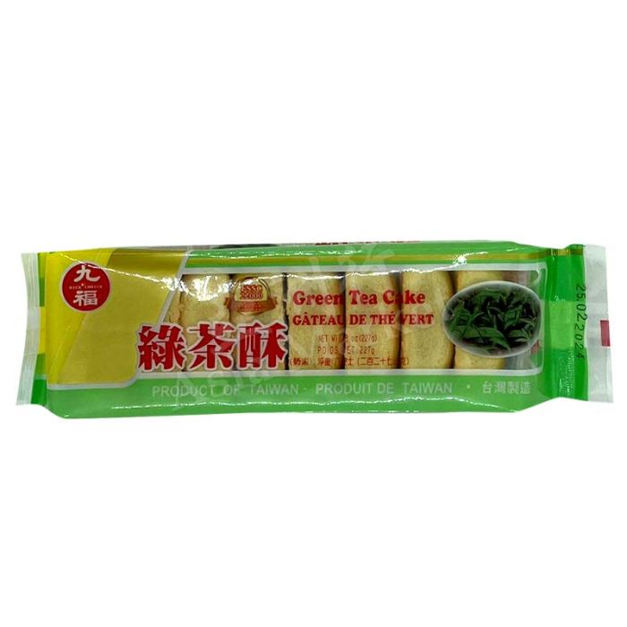 NICE CHOICE Green Tea 227g 九福綠茶酥
