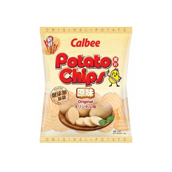 Calbee - Potato Chips Original Flavour 55g 卡樂B原味薯片