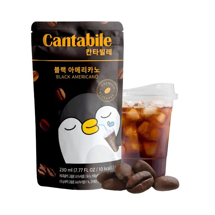 CANTABILE Black Americano Korean Pouch Drink 230ml