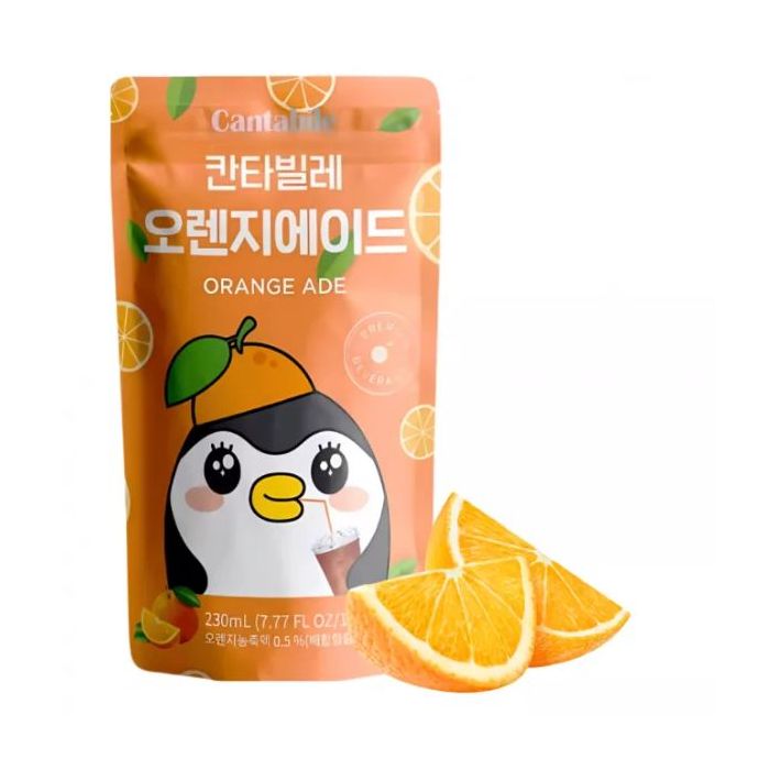 CANTABILE Orange Ice Ade Korean Pouch Drink 230ml