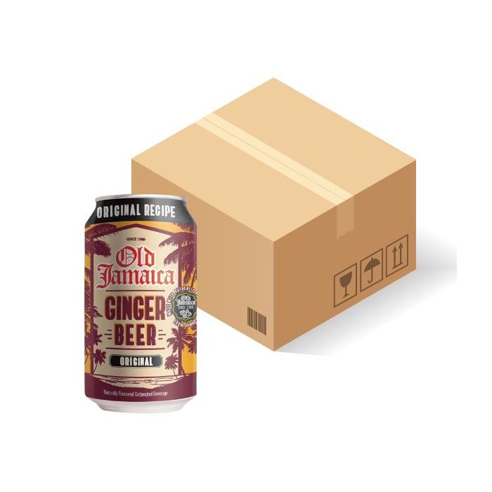 [CASE] (Pack of 24) OLD JAMAICA Ginger Beer 330ml x 24  