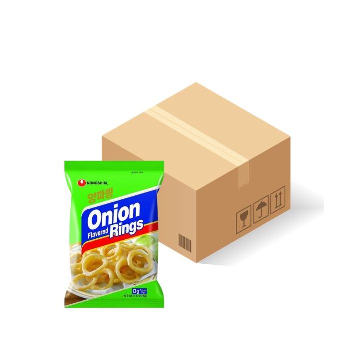 Nongshim Onion Rings Original Flavour 50g x20pkts [CASE]