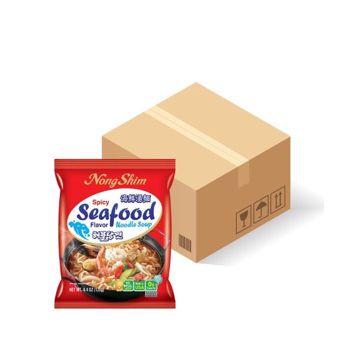 Nongshim Spicy Seafood Flavor Noodle Soup 125g x20 [CASE]