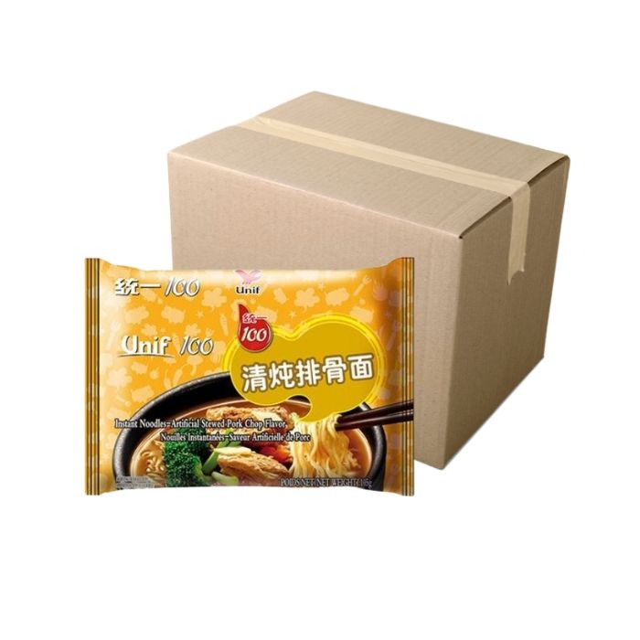[CASE] UNIF Stewed Pork Chop Noodle 105g x 24 