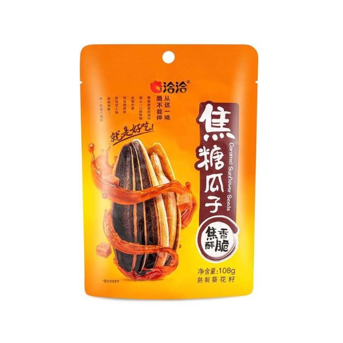 CHACHA Caramel Sunflower Seeds 108g 洽洽焦糖瓜子