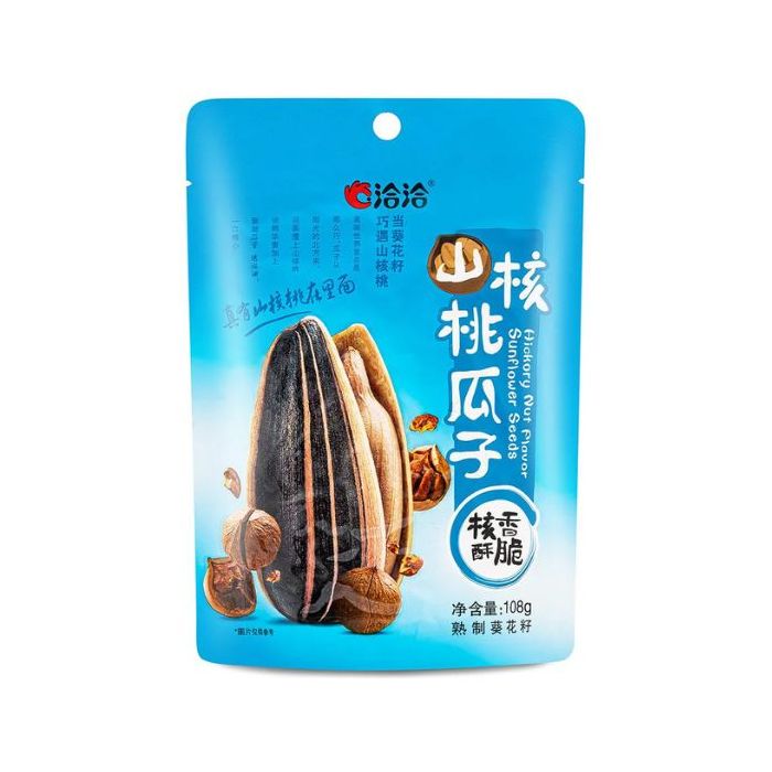 ChaCha Hickory Nut Flavour Sunflower Seeds 108g 洽洽山核桃瓜子