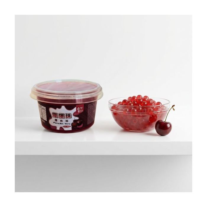 Popping Boba - Cherry Flavour 450g 自然食記 爆爆珠櫻桃味 (BBD: 20/07/2026)