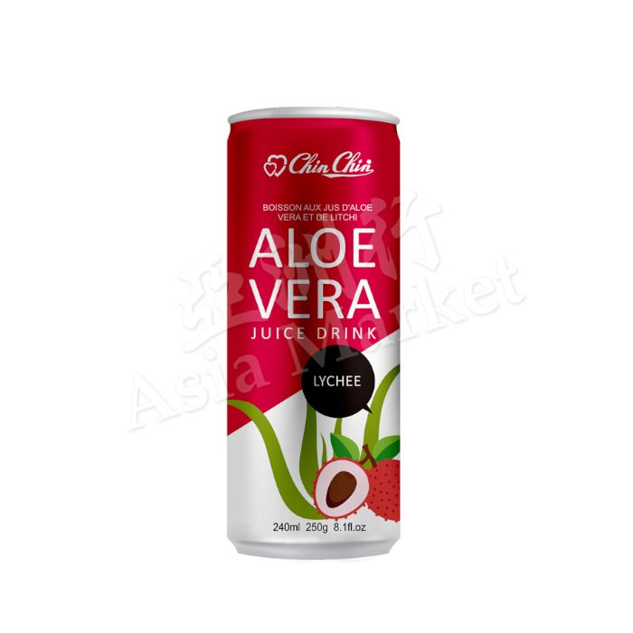 Chin Chin  Aloe Vera Juice Drink Lychee Flavour 330ml 親親蘆薈飲-荔枝味