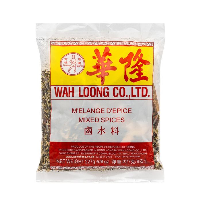 WAH LOONG Mixed Spices (Chinese marinade spices) 227g 華隆卤水料