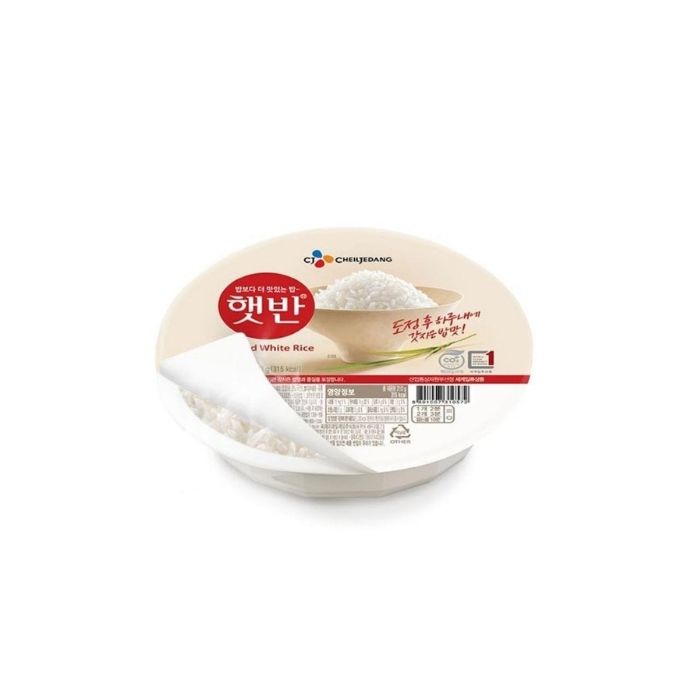 CJ Cooked White Rice 210g (BBD: 20/06/2026) 微波爐米飯
