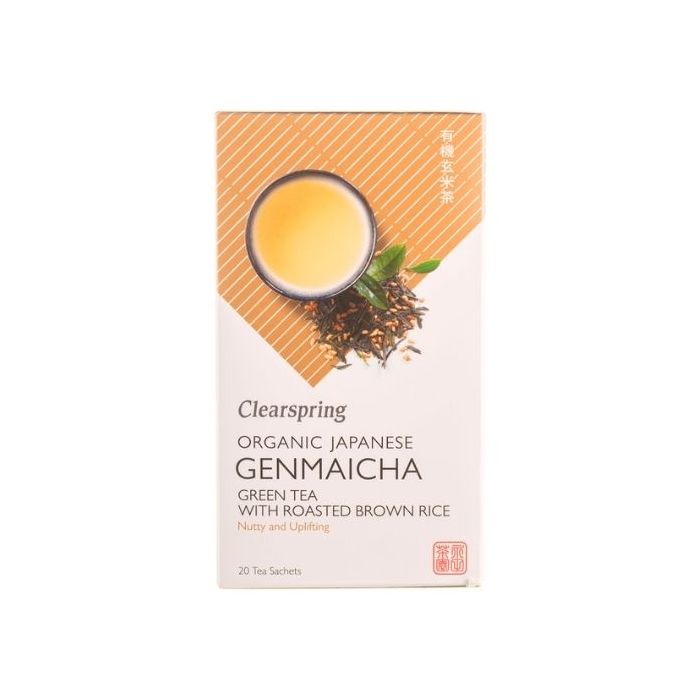 Clearspring Organic Japanese Genmaicha Green Tea 20 bags 36g 有機玄米茶