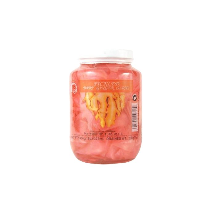 COCK BRAND Pickled Baby Ginger (Slice) 454g  泰國醋浸姜片