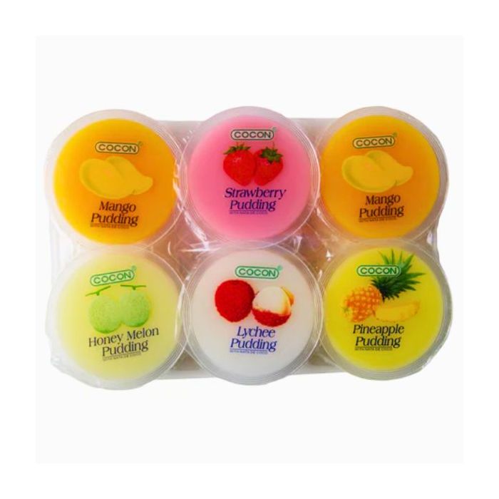 COCON Nata Decoco Assorted Pudding (6 cups) 480g 馬來什錦布丁