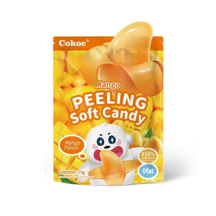 Cokoc Peeling Soft Candy Mango Flavour 75g 剝皮軟糖 (芒果味)