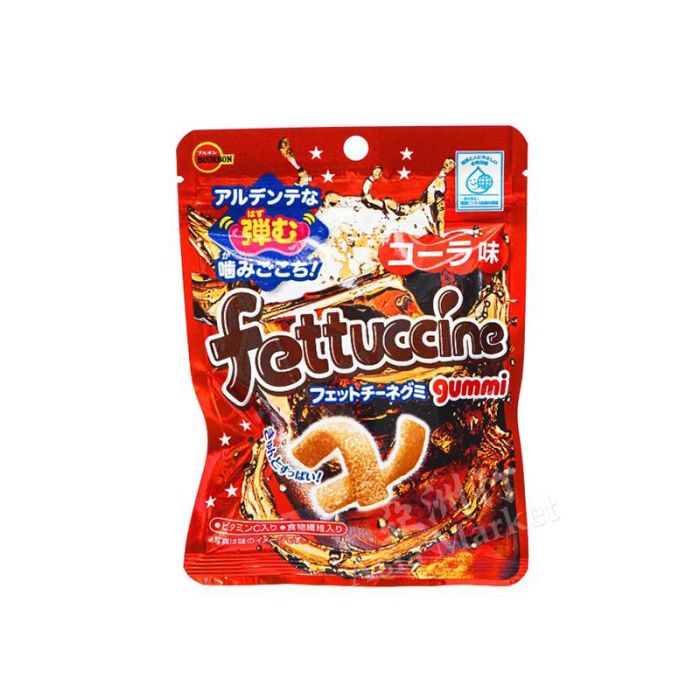 BOURBON - Japan Fettuccine Gummi Chewy Candy Cola Flavor 50g 