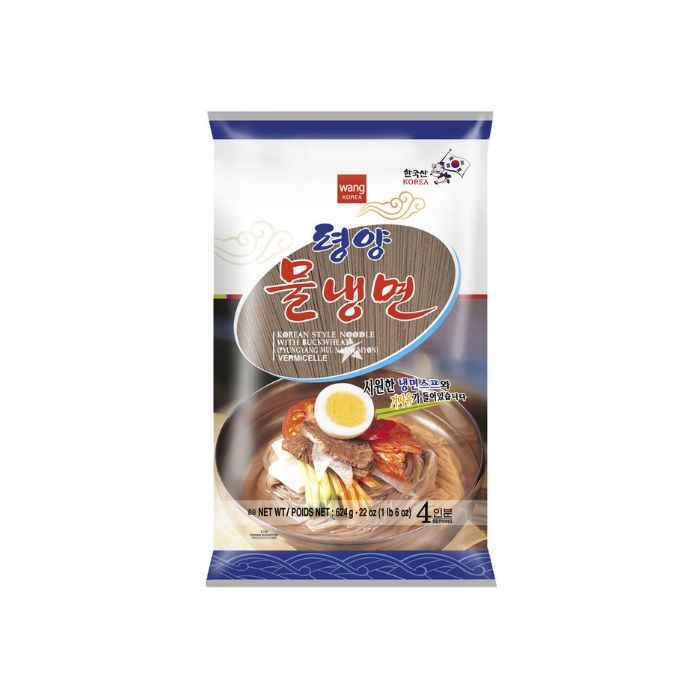 Cold BuckWheat Noodles with Chilled Broth 624g 王牌 - 平壤冷麵 帶辣醬調料包