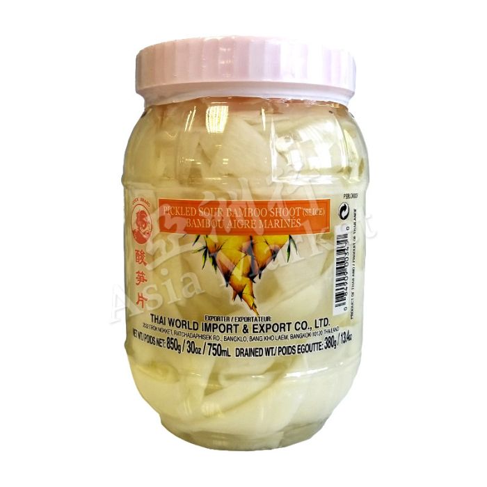 COCK Thai Pickled Sour Bamboo Shoot Slice 公鸡牌 泰国 酸笋片 850g