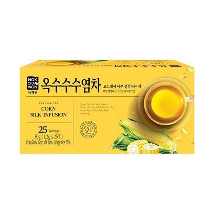 NOKCHAWON Premium Tea Corn Silk Infusion 25 Tea Bags 30g 