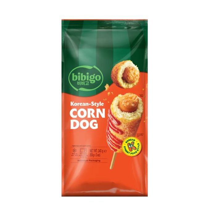 [FROZEN] BIBIGO Korean Style Corndog 240g 韓式玉米熱狗