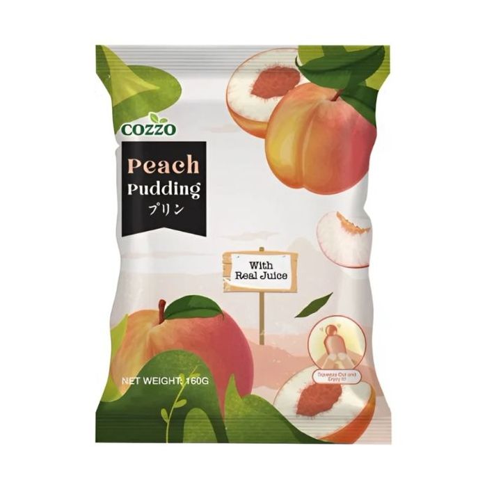 Cozzo Peach Pudding 160g 果凍吸條 (桃味)