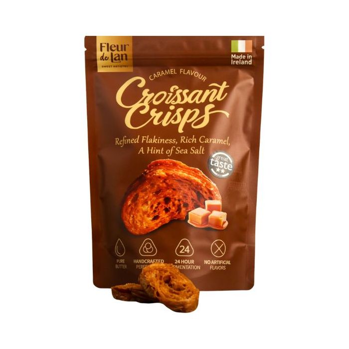 Fleur De Lan Croissant Crisps Caramel Flavour 70g 