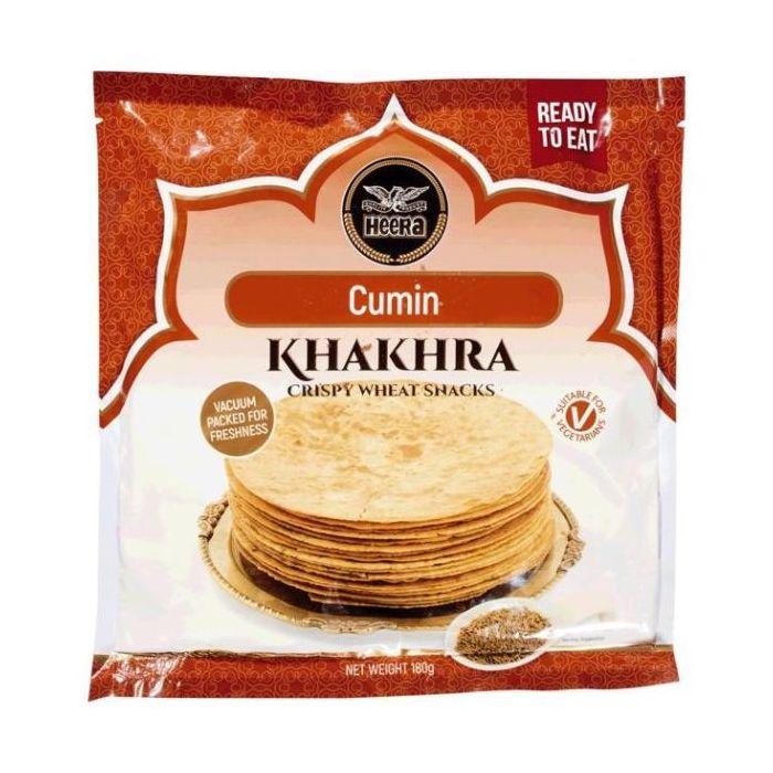 HEERA Jeera Khakhra Cumin Crackers 180g 