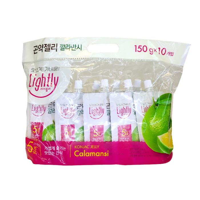 [Pack of 10] DAESANG  Lightly Konjac Jelly Calamansi 150g (x10) 